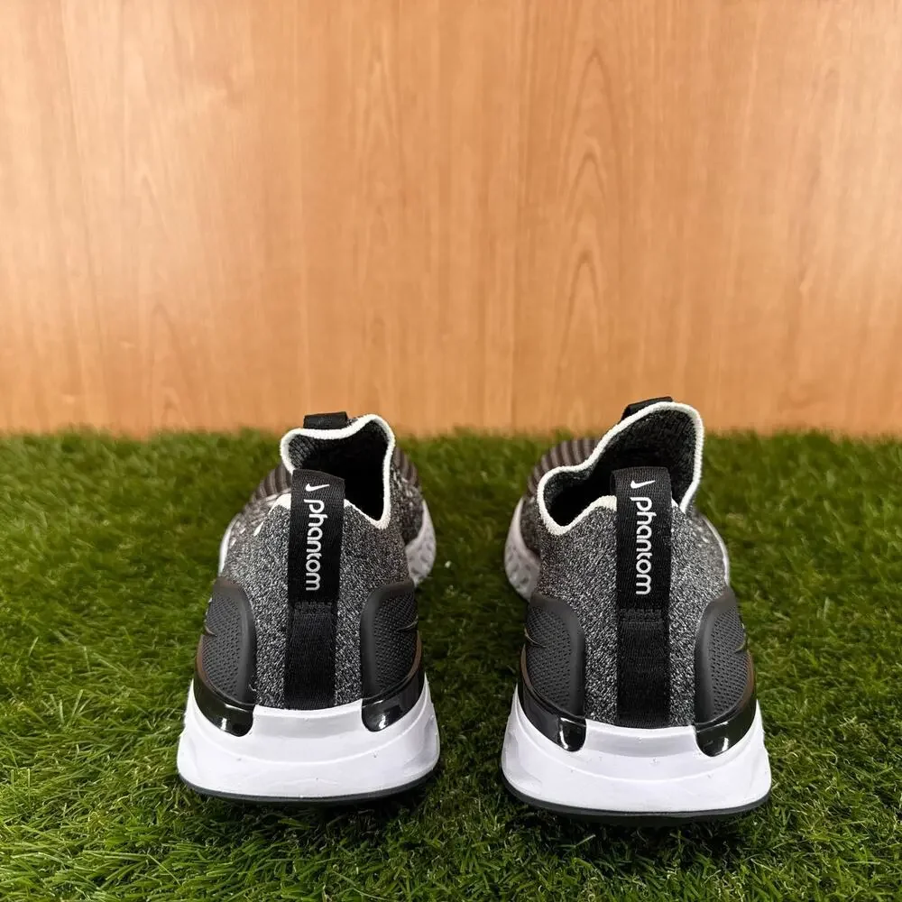 Nike React Phantom Run Flyknit 2 Oreo CJ0280-002 Women's Sz 8 / Men's Sz 6.5